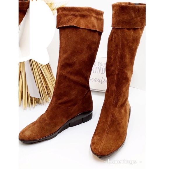 {Sesto Meucci Sport}Suede Cuffed Boots - Picture 12 of 14